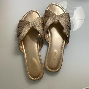 Rose Gold Bandolino Slides